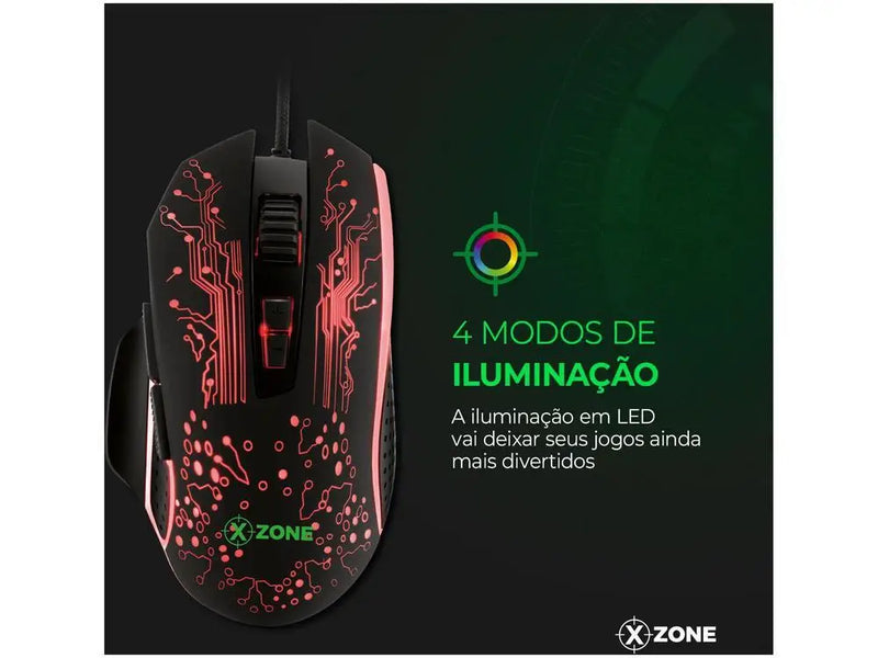 XZONE Optical 3200DPI Gamer Mouse